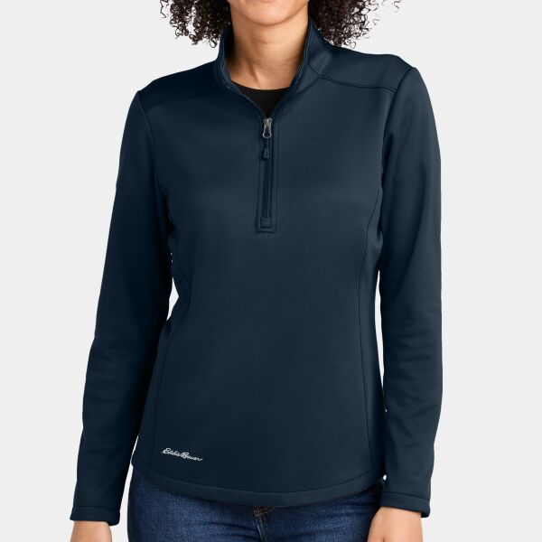 BYU Women's Smooth Mid Layer Fleece 1/2 Zip Thumbnail