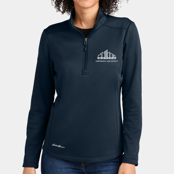 BYU Law - Women's Smooth Mid Layer Fleece 1/2 Zip Thumbnail