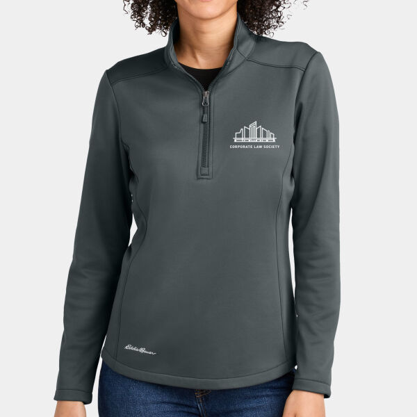 BYU Law - Women's Smooth Mid Layer Fleece 1/2 Zip Thumbnail